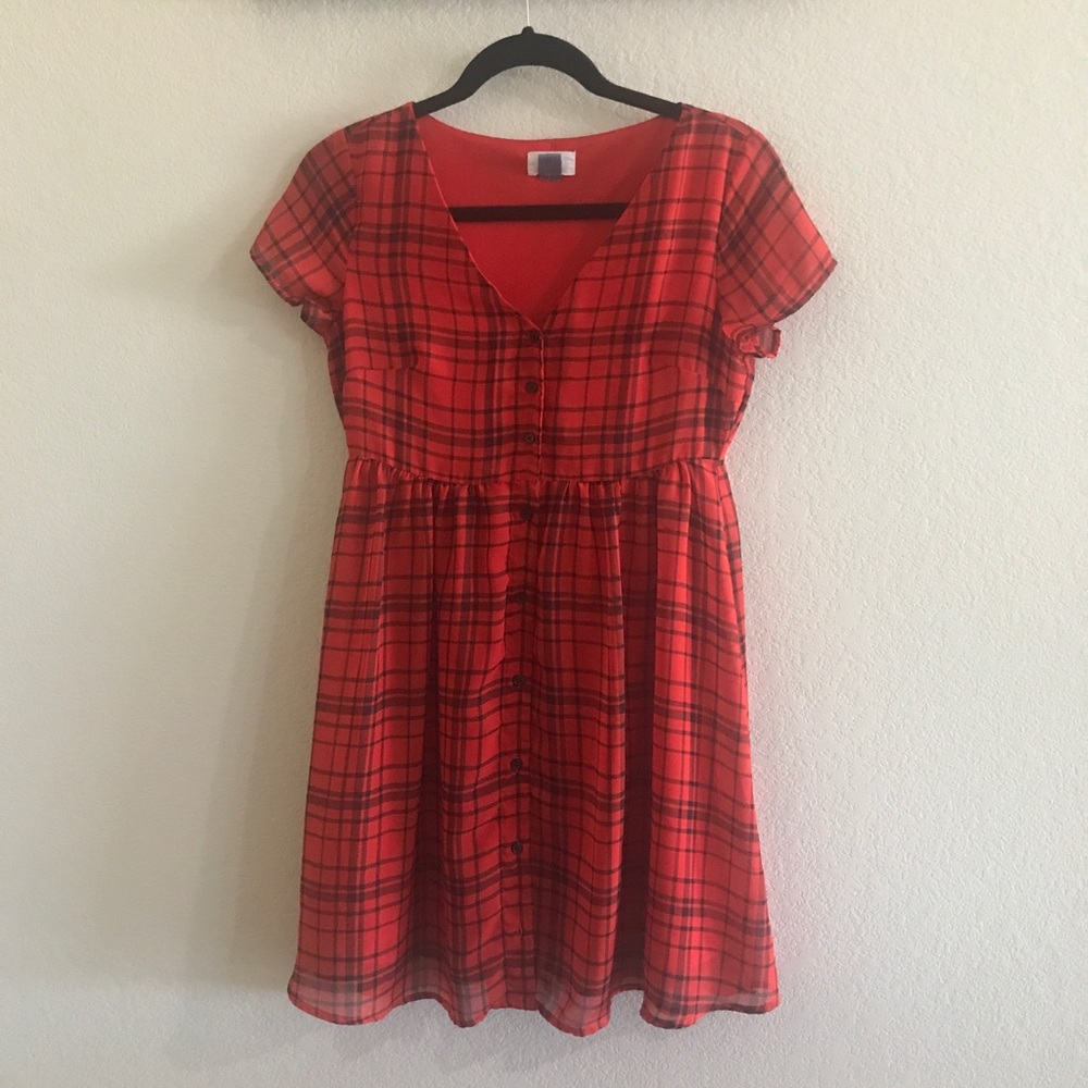 Plaid dress